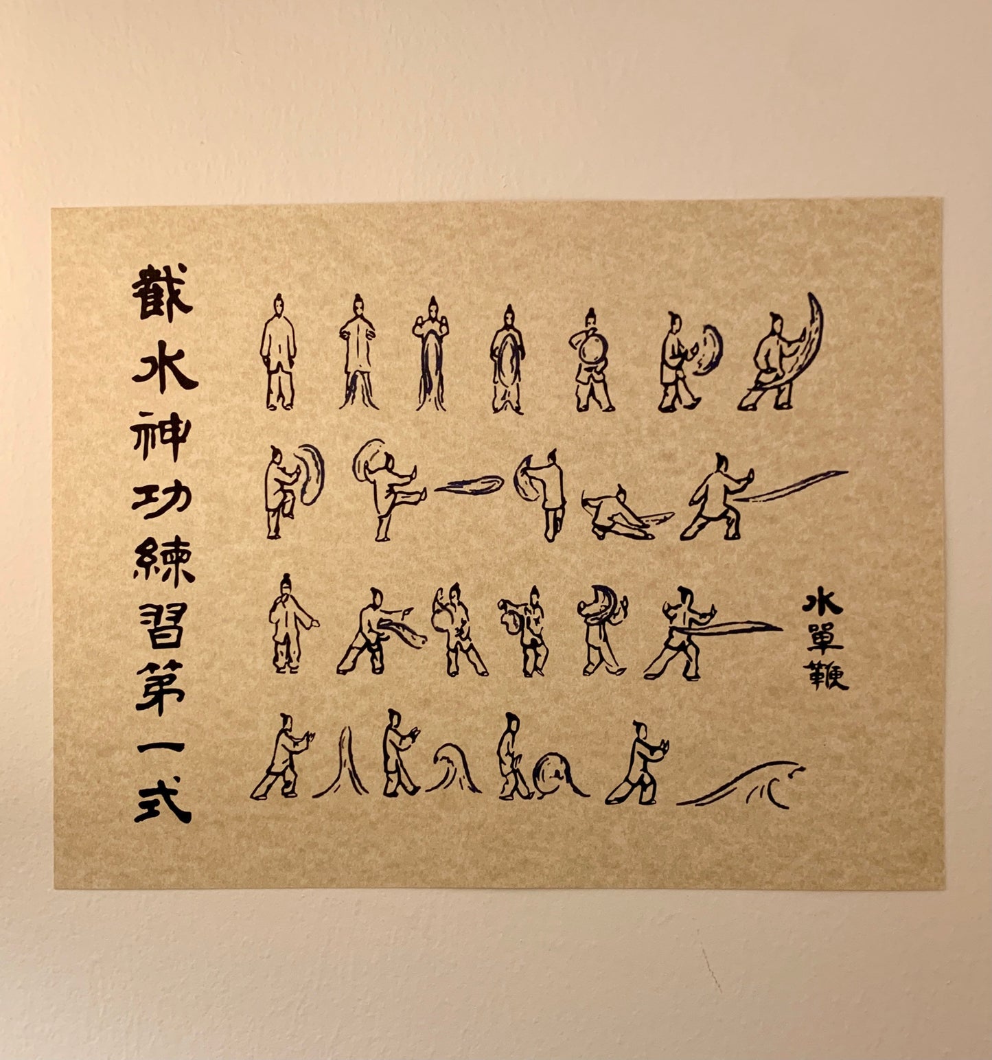 Avatar the Last Airbender Waterbending Scroll | Water bending scroll poster, Avatar Waterbending Scroll 8.5" x 11", Avatar Water Scroll Print