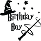 Birthday Boy SVG | 2 Files | Wizard Magical Digital Download | Birthday Wizard Svg | Birthday shirt svg | Boy Birthday Shirt Svg