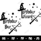 Birthday Boy SVG | 2 Files | Wizard Magical Digital Download | Birthday Wizard Svg | Birthday shirt svg | Boy Birthday Shirt Svg