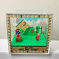 Super Mario World SNES Cubic Diorama | Mario Cube Diorama | Super Mario Cube | Mario Cube Diorama | Video game diorama | Diorama Mario | Cube Shadow Box | Super Mario Cube