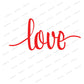 Love Valentine SVG, Valentine SVG, Love SVG, CriCut, silhouette, Clipart, Love word svg, Love word cut, Dxf, Love script