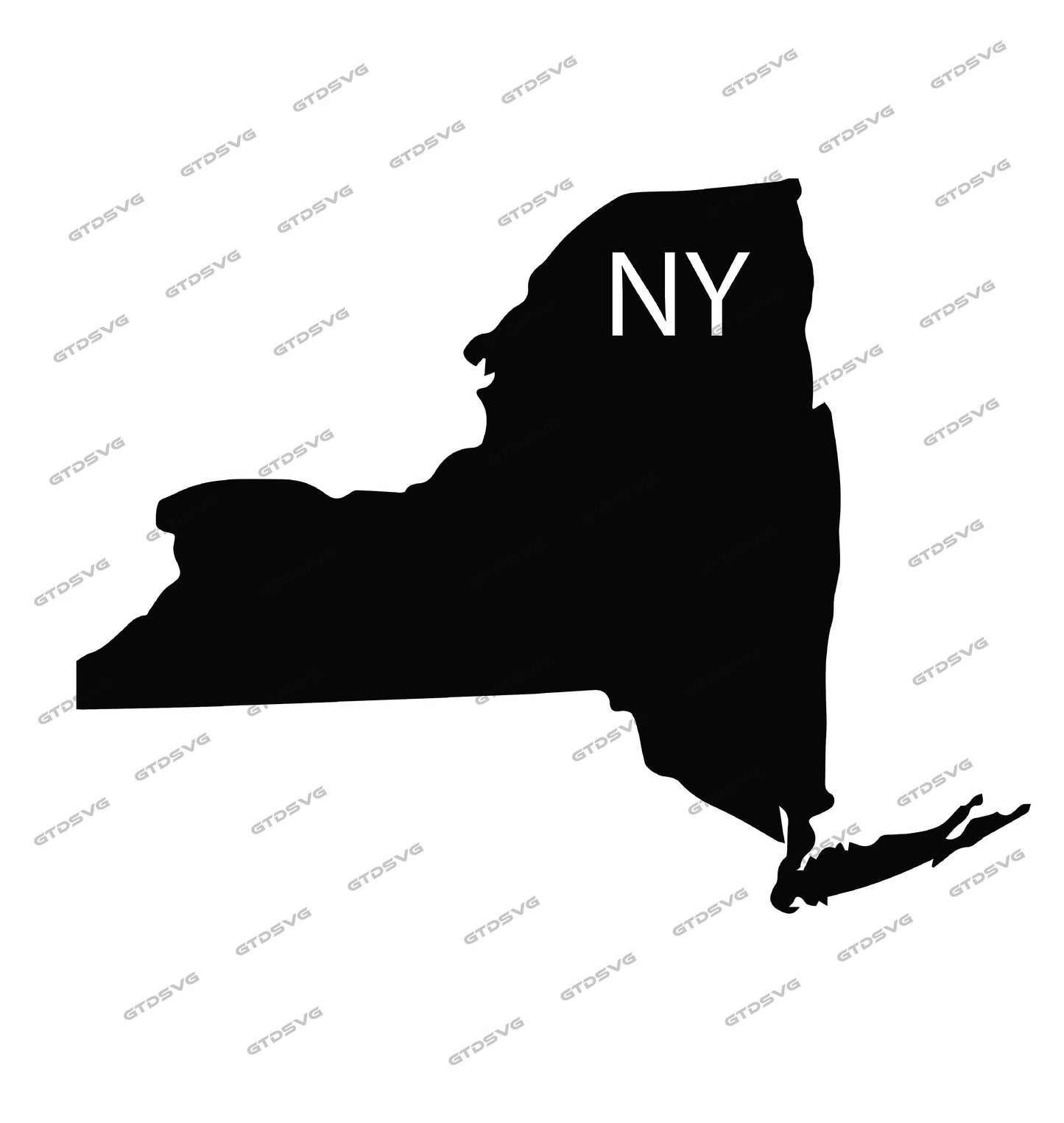 New York SVG| State Shape, Outline, NY State shape, Ny State Svg, NY Svg, Cricut, Svg, Dxf, New York outline