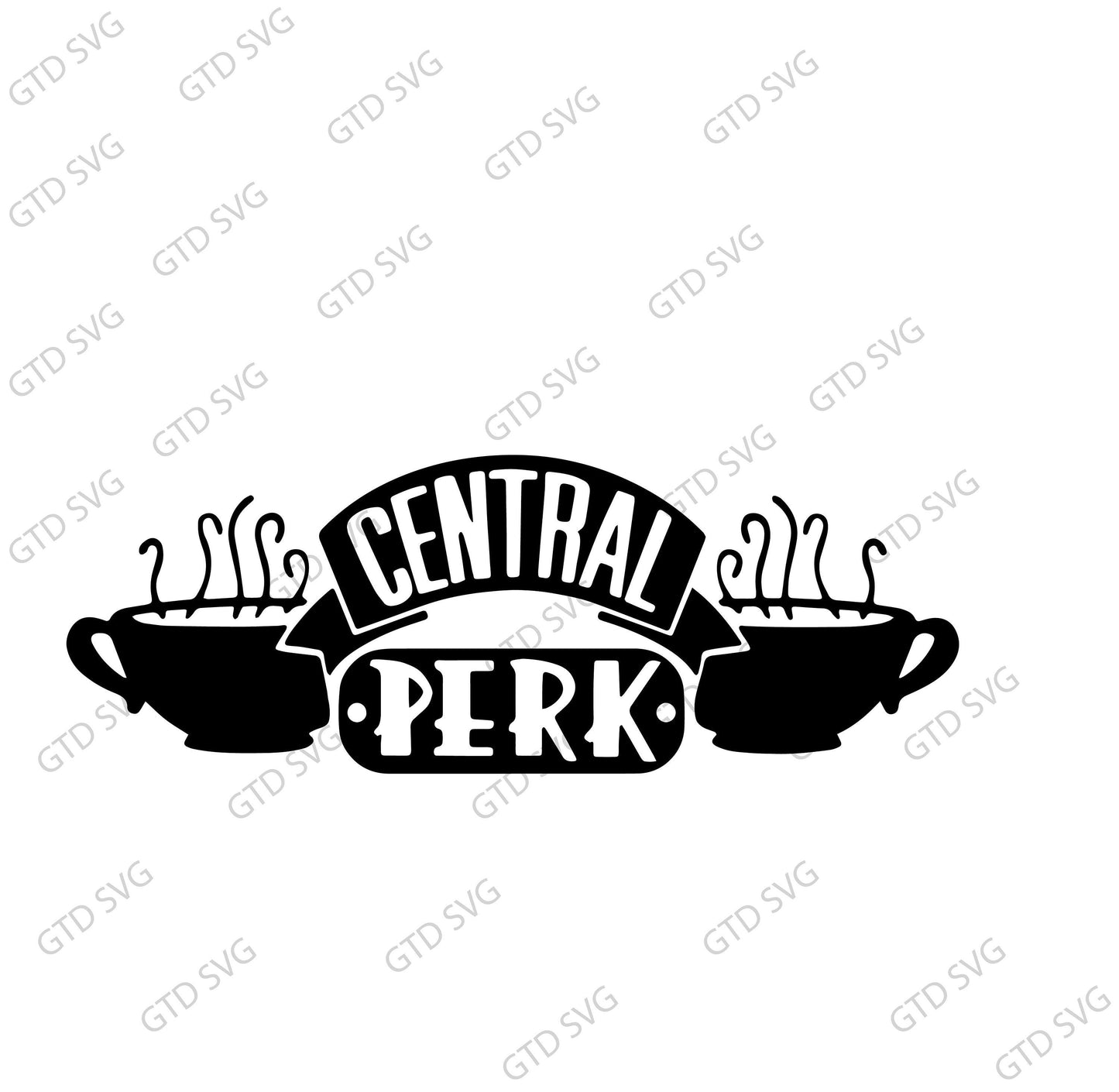 Friends SVG, Central Perk Svg, Friends Png, Clip Art, Cricut, Svg, Dxf, Png, Pdf, Coffee Shop, T Shirt